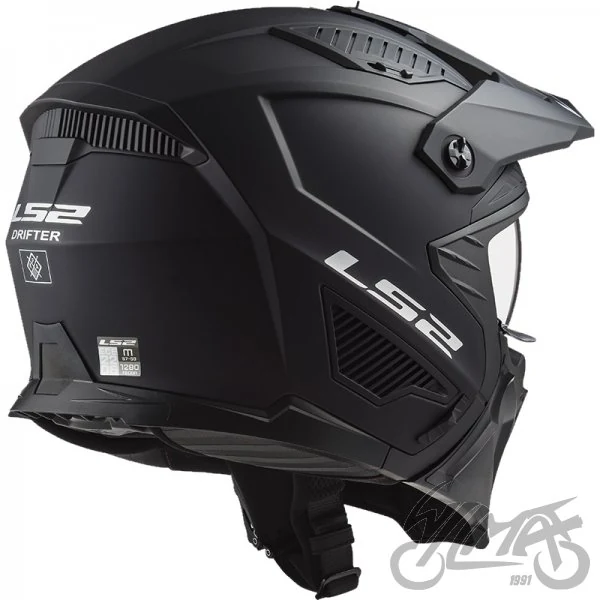 Kask LS2 OF606 Drifter Solid Matt Black-06 — rozmiar S — ujęcie 5