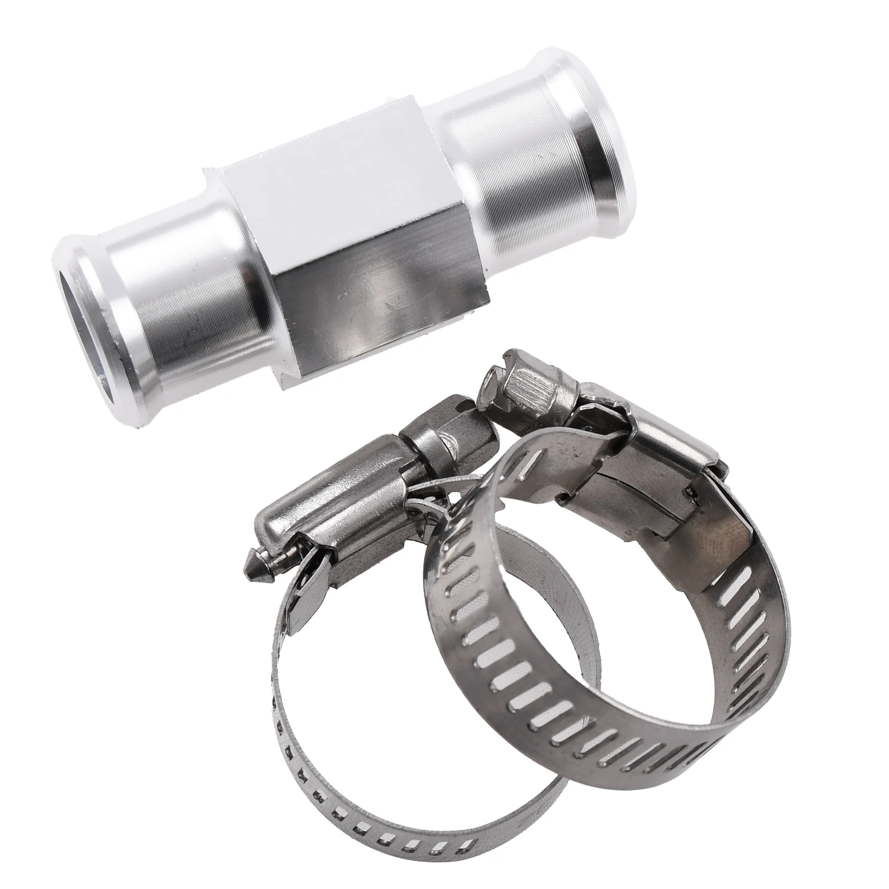 Adapter czujnika temperatury 1/8" 18 mm aluminium CNC srebrny — ujęcie 2