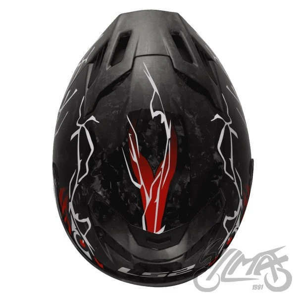 Kask LS2 FF807 Dragon FC Incubus White Red — M — ujęcie 4