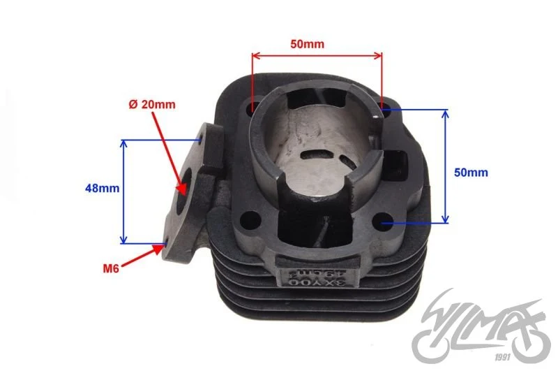 Cylinder do Keeway Hurricane 2T, wariant 50 — ZB0020 — ujęcie 4