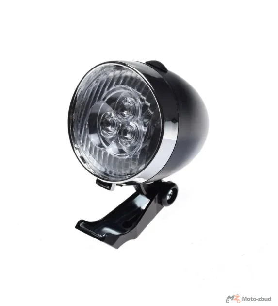 Lampa rowerowa przód retro LED