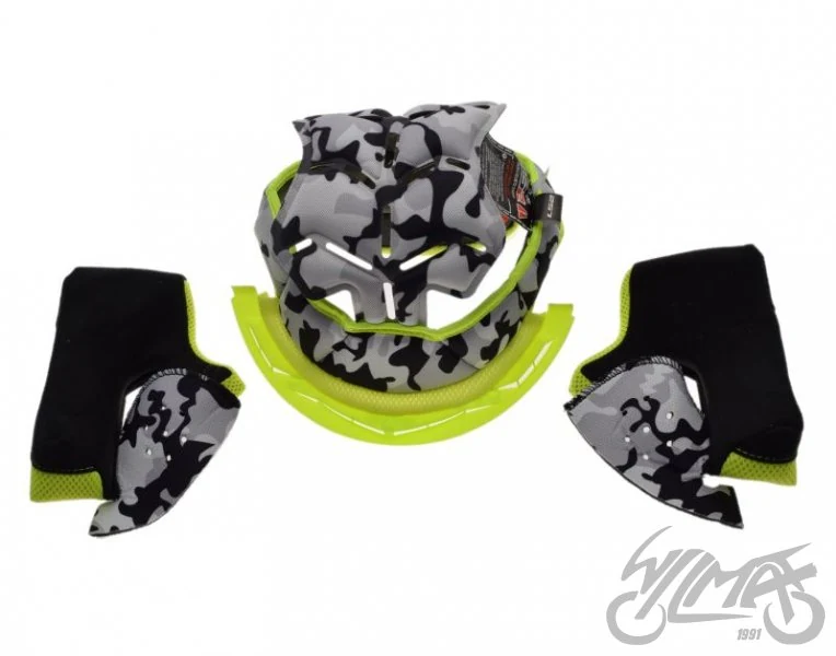 Wyściółka LS2 MX437 EVO junior camo Yellow S — ujęcie 2