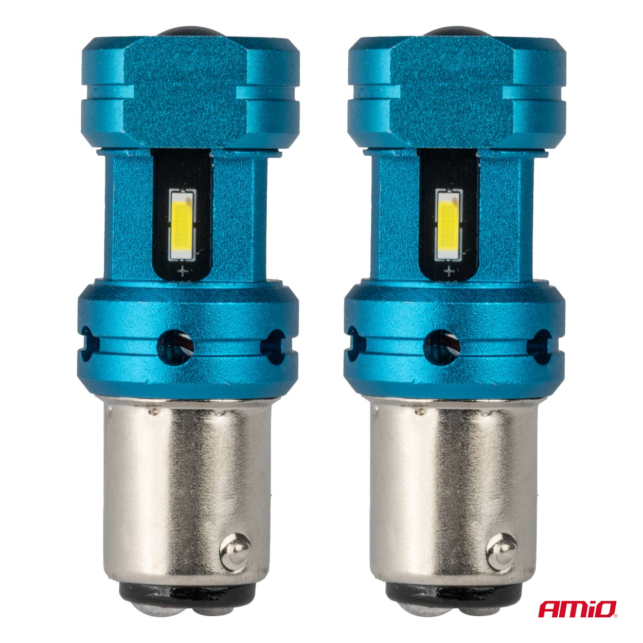 Żarówki LED CANBUS 1157 BAY15D P21/5W 4SMD 1860 White 12 V 24 V — ujęcie 2