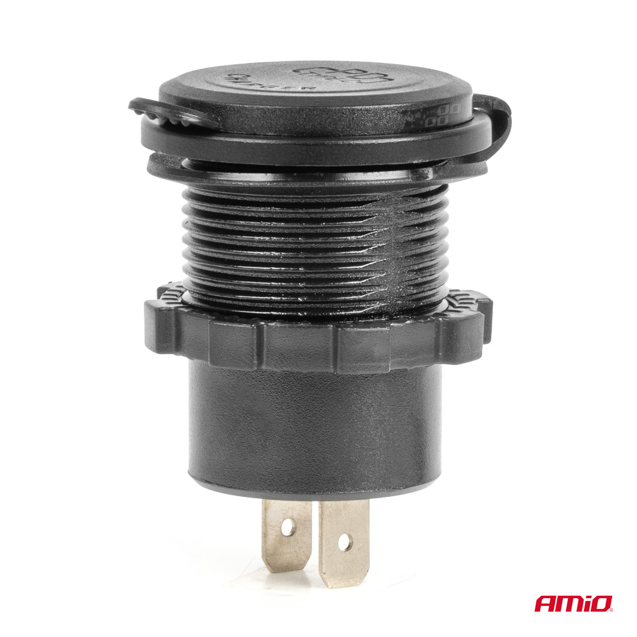 Ładowarka samochodowa z gniazdami USB wodoodporna z włącznikiem USB + 2x USB-C QC3.0 12 V 24 V — ujęcie 3