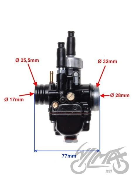 Gaźnik 17,5 mm zamiennik dla Dellorto typ PHBG — AY56551 — ujęcie 2