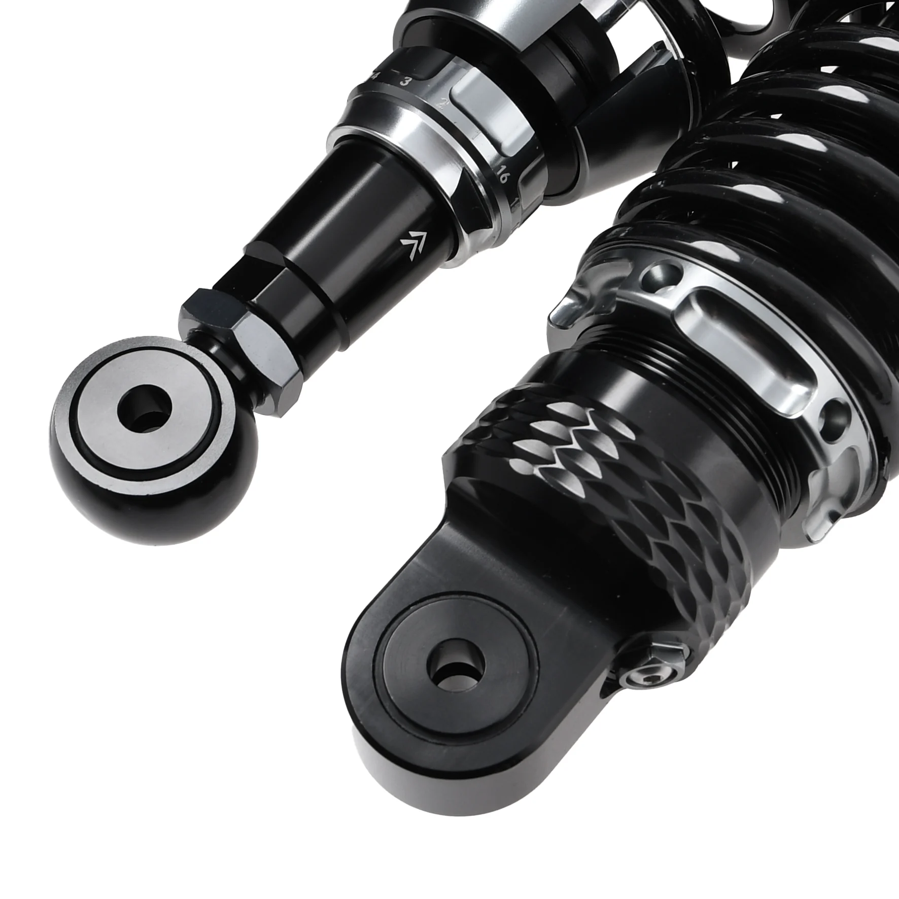 Amortyzatory Simson tył 360 mm titanium premium V2 kpl. DPR Performance — ujęcie 2