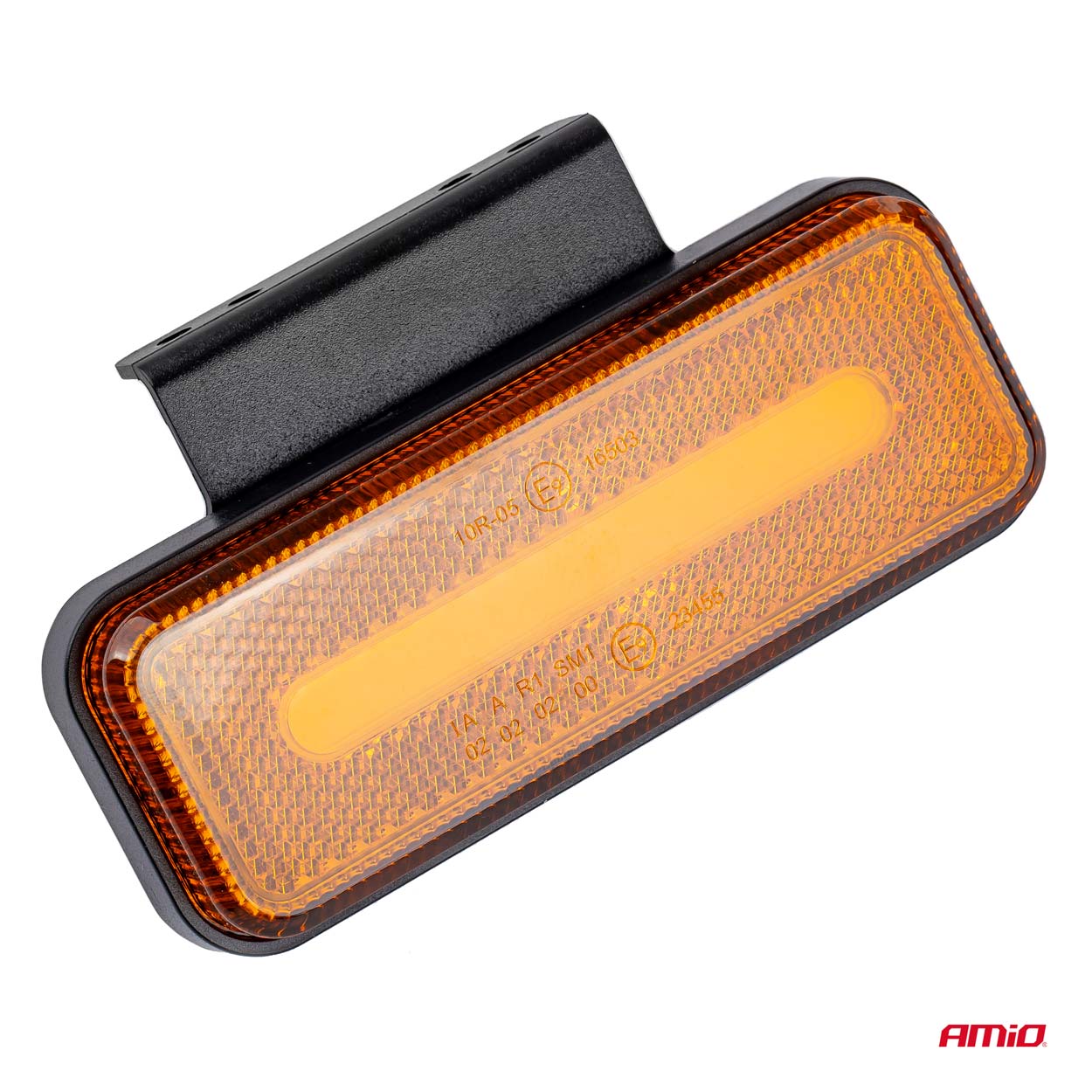 Lampa obrysowa LED OM-02-O prostokątna pomarańczowa — ujęcie 2