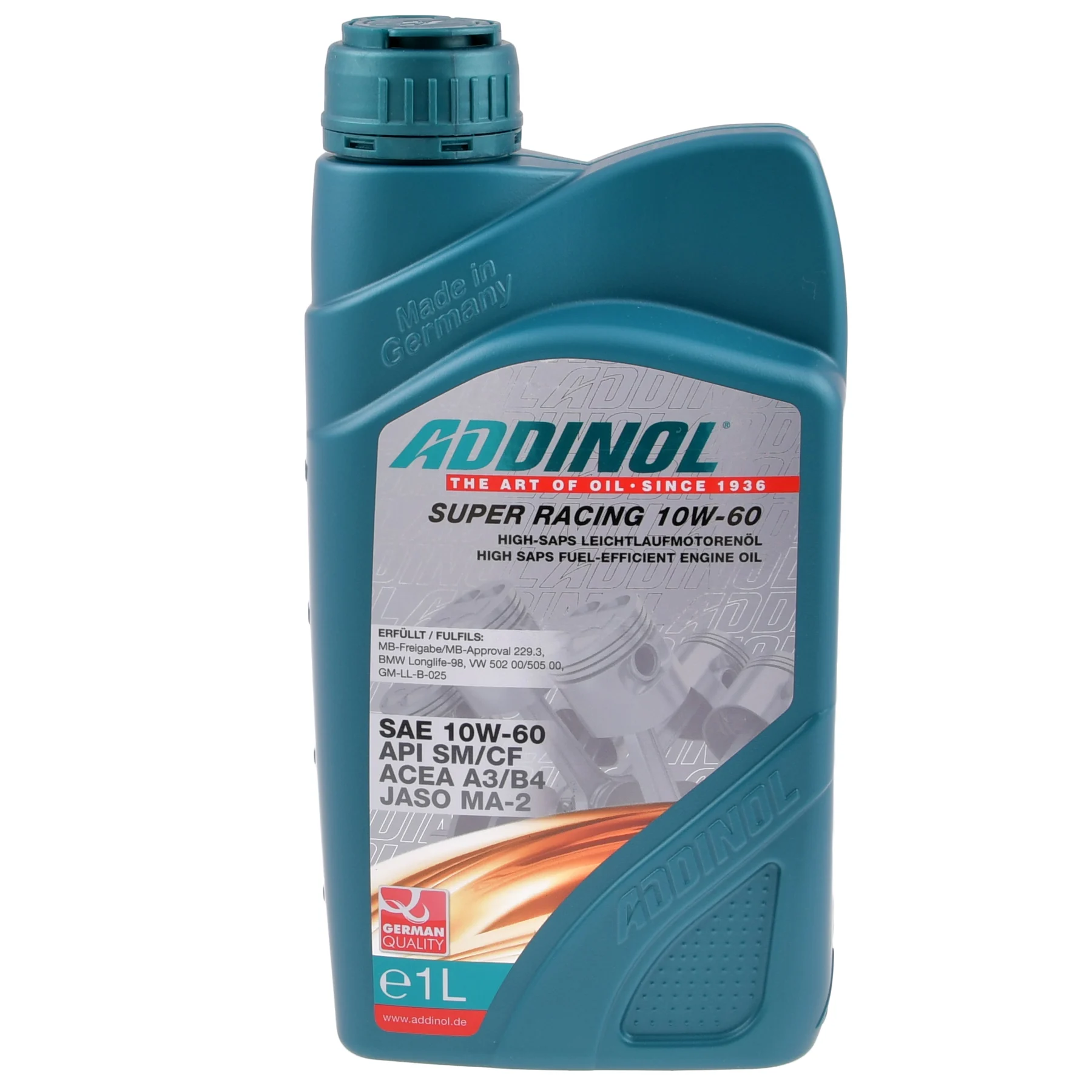 Olej silnikowy Addinol 10W60 super racing 1 l — ujęcie 1
