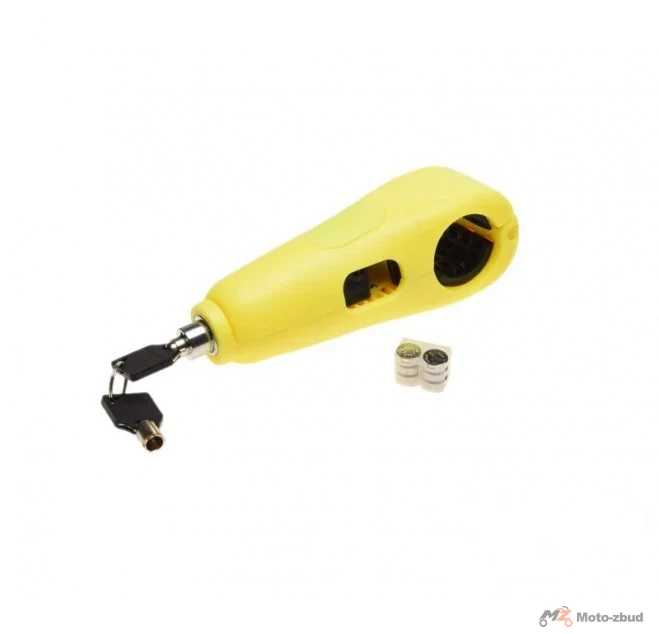 Blokada dzwigni z alarmem