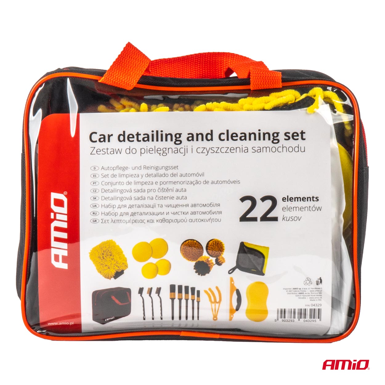 Zestaw detailingowy do czyszczenia samochodu auto detailing 22 elementów — ujęcie 10