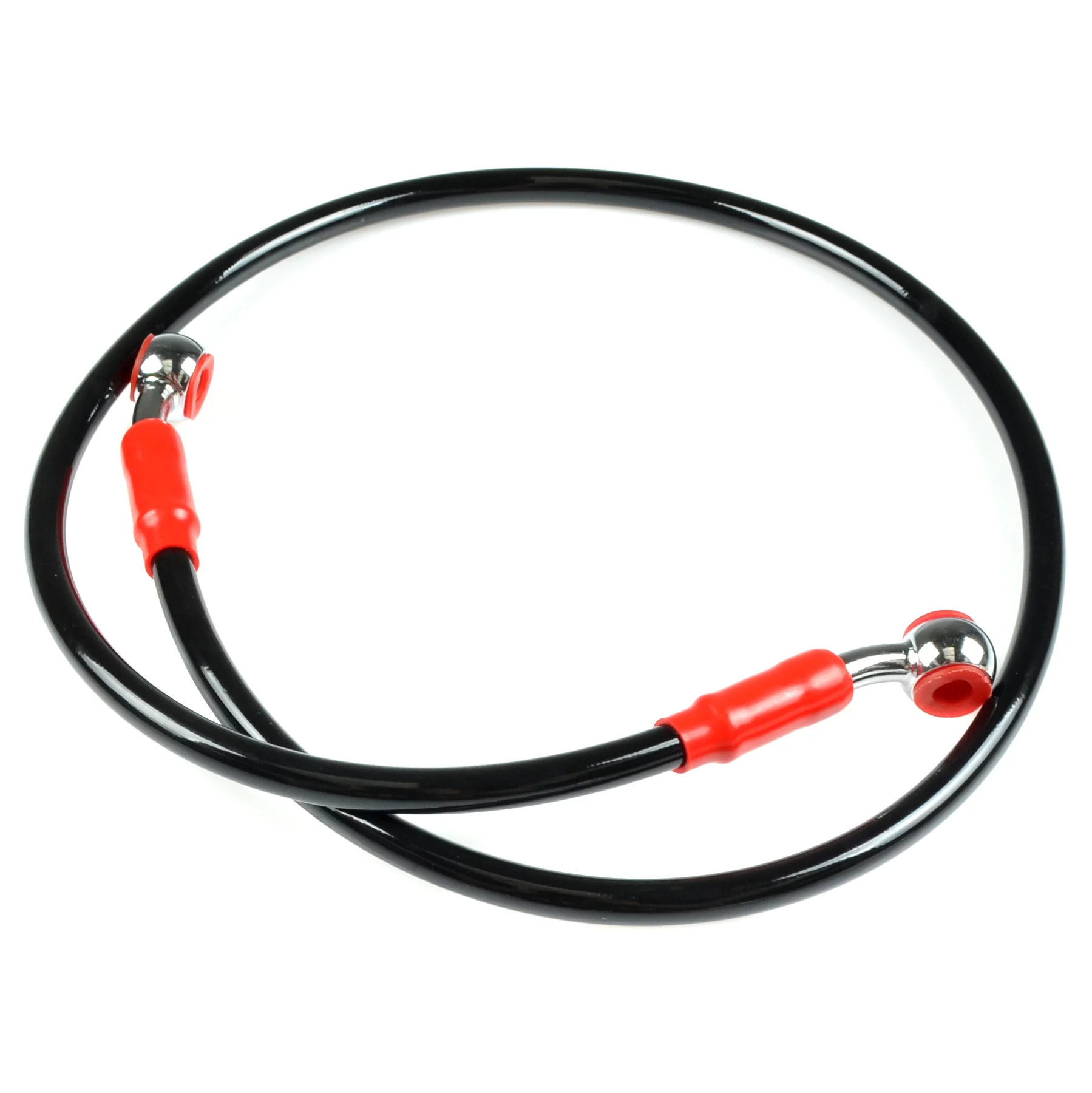 Przewód hamulcowy Racing Force V2 w oplocie 80 cm czarny — ujęcie 1