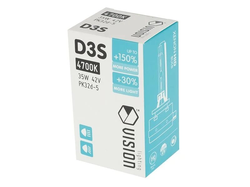 Żarnik Xenon D3S 4700K 42V 35W VISION +150% POWER PLUS — ujęcie 2