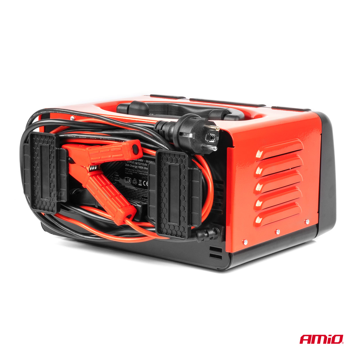 Prostownik cyfrowy z funkcją rozruchu booster jump starter 20A 6 V 12 V — ujęcie 3