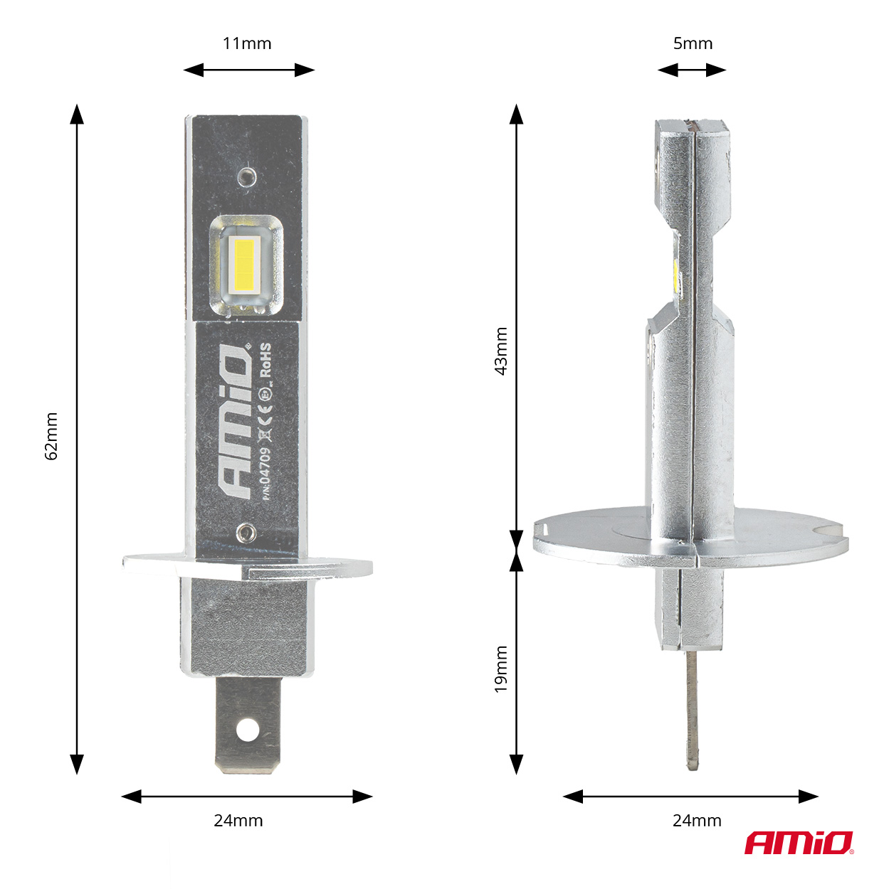Żarówki samochodowe LED seria H25 CANBUS H1 12 V 20 W — ujęcie 9