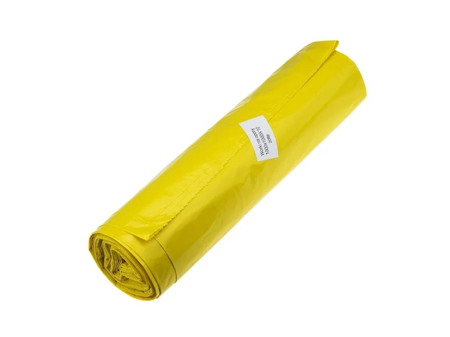 Worki na koła / opony LDPE 100x100 ŻÓŁTE PREMIUM (20szt.) — ujęcie 2