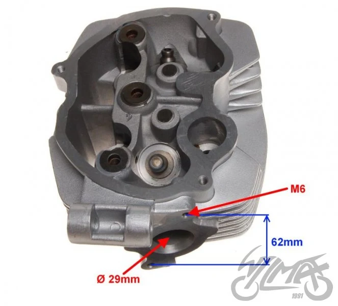 Głowica cylindra Loncin 125 cm³ 4T — ujęcie 3