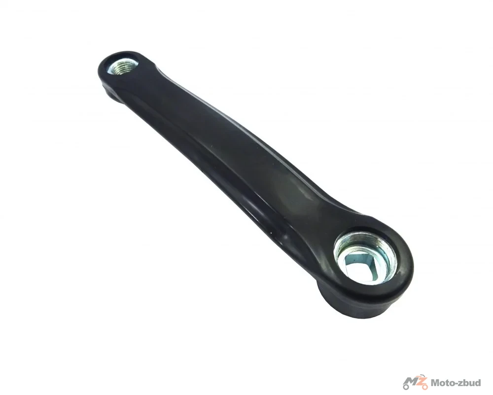 Korba lewa atb 170 mm stal, pokryta tworz. kwadrat czarna 9/16" P02-170