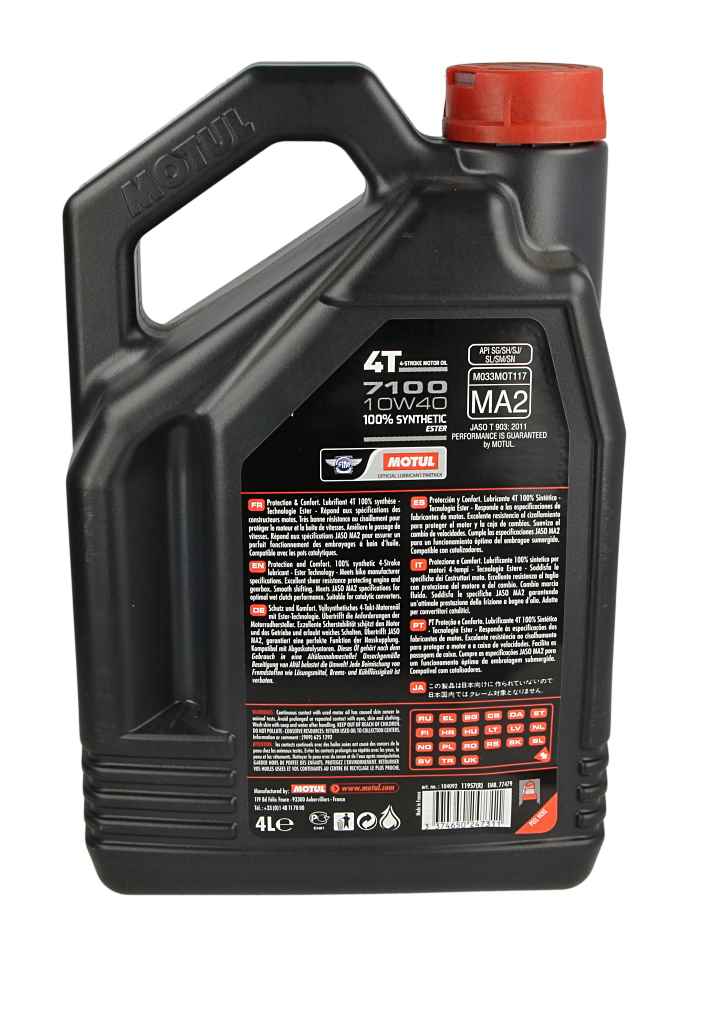 Olej 10W40 MOTUL 7100 4T 4 l MOTUL 104092 — ujęcie 14