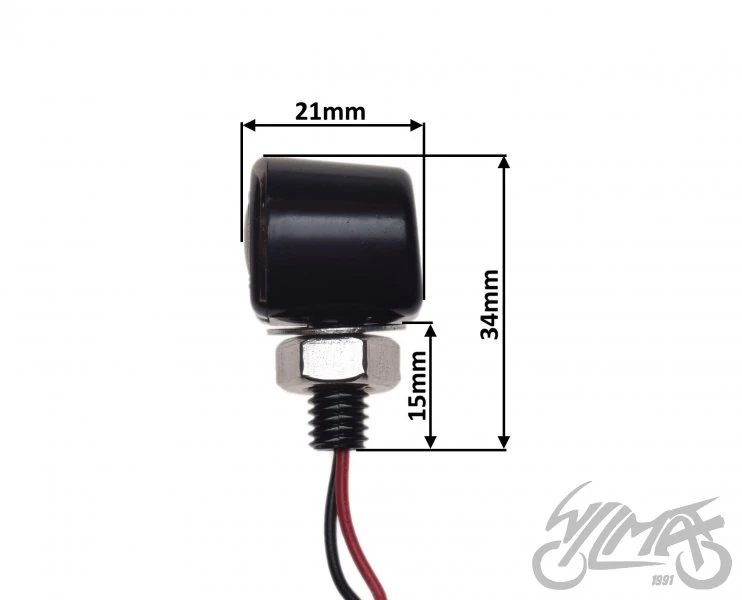 Kierunkowskaz mini LED, czarny — komplet AM1495B — ujęcie 2