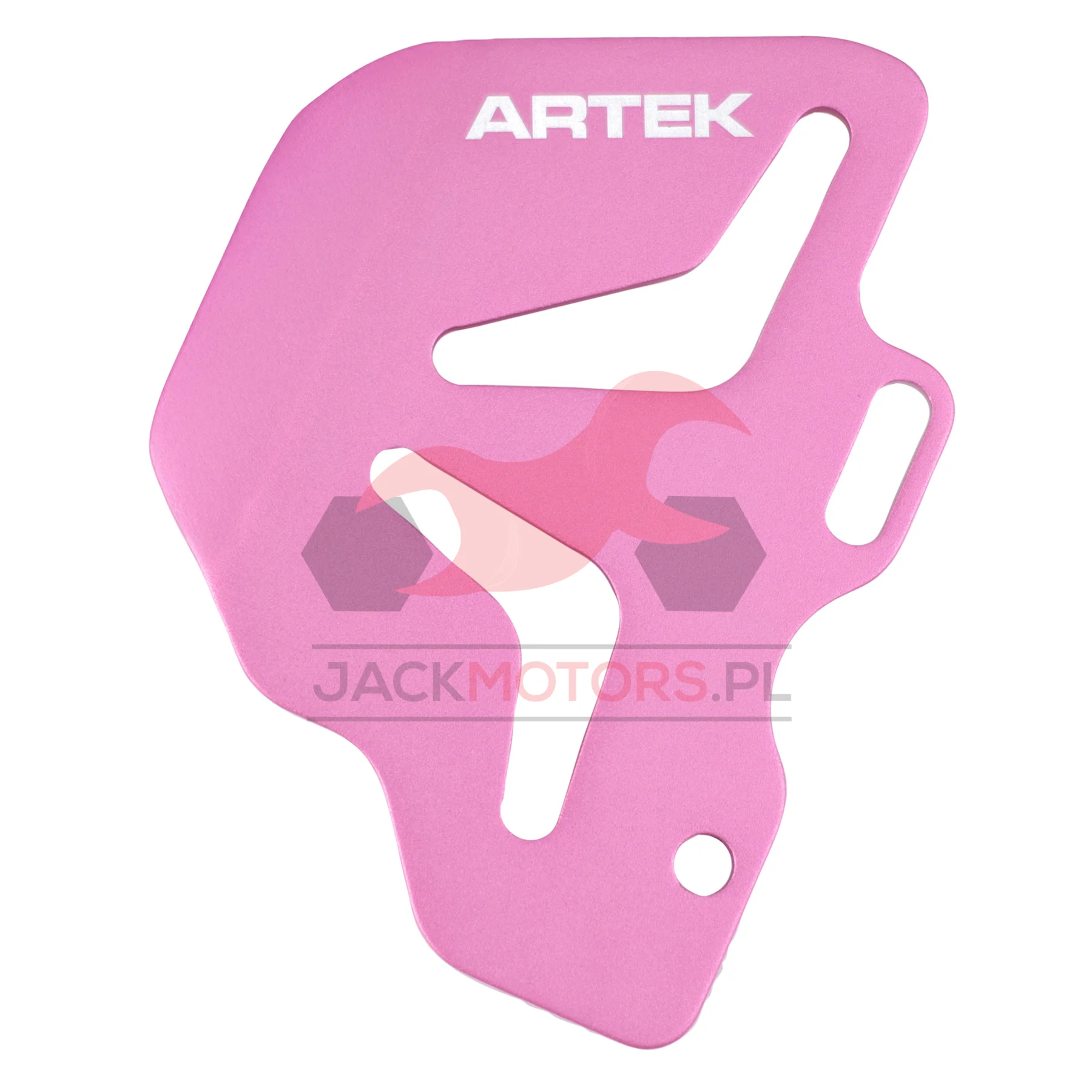 Osłona zacisku hamulca Artek aluminium CNC różowa — ujęcie 1