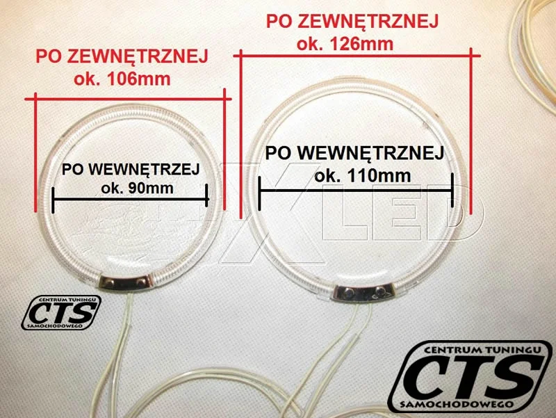 Ringi CCFL Ford Focus MK2 2005- MaxLed 4szt. — ujęcie 2