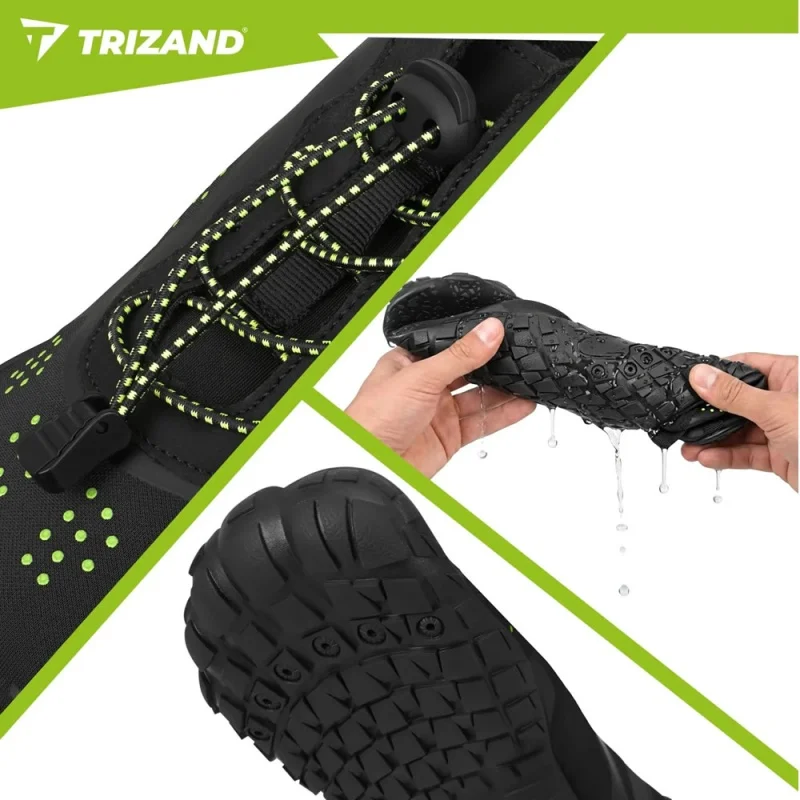 Buty do wody czarne- rozmiar 42 5mm Trizand — ujęcie 4