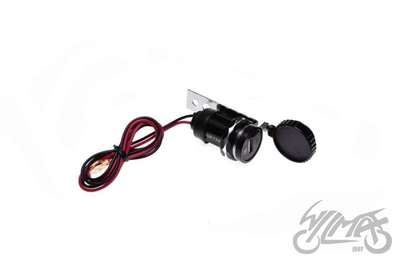 Gniazdo zapalniczki usb + zegar — ujęcie 2