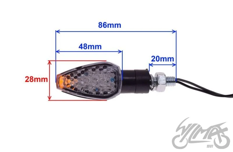 Kierunkowskazy LED 12 V AM1331 — para — ujęcie 2