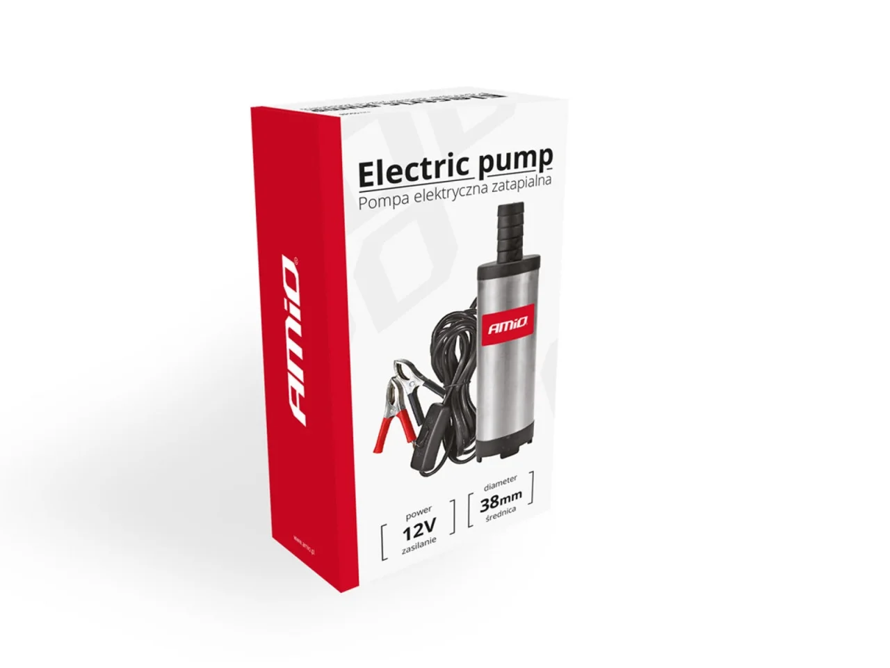 Pompa zanurzeniowa do paliwa fi 38 mm 12 V z sitkiem — ujęcie 2