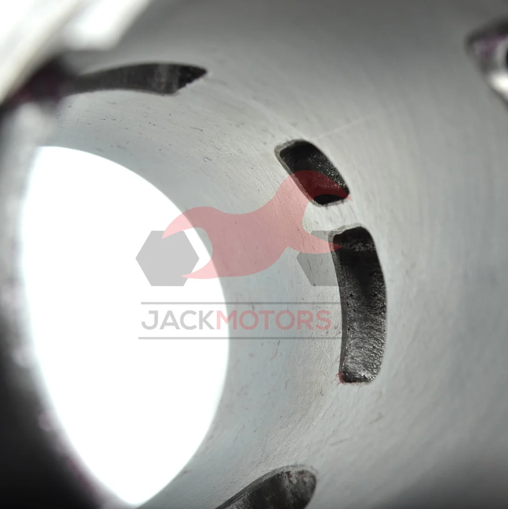 Cylinder malinka + tłok Barikit + porting 90 cm³ Derbi EBS050 LC · różowy racing 47 mm — ujęcie 3