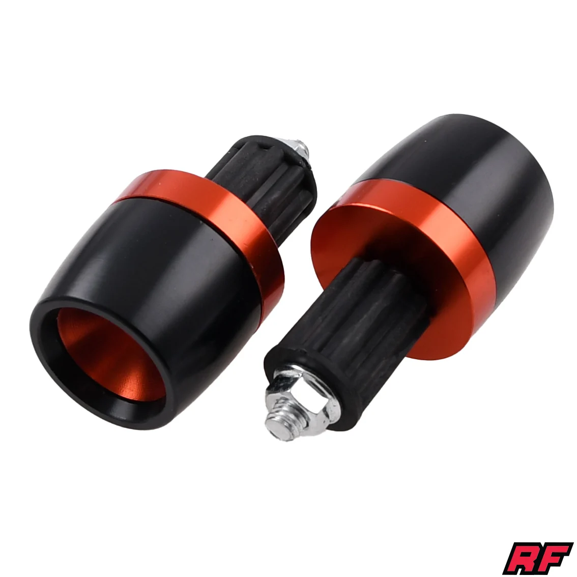 Ciężarki kierownicy Racing Force V2 aluminium CNC pomarańczowe kpl. — ujęcie 1