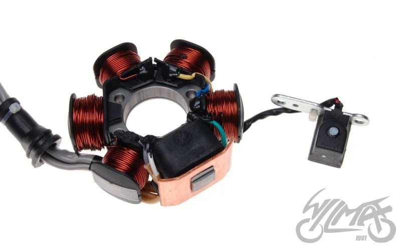 Stator iskrownik 6 cewek do Piaggio Gilera
