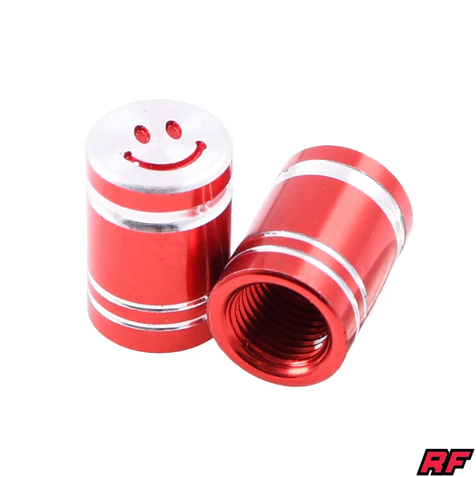 Nakrętka wentyla Racing Force smile czerwona 2szt — ujęcie 1