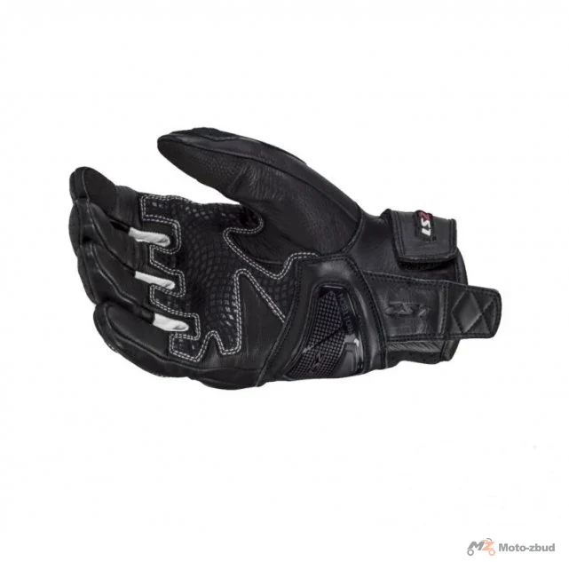 Rękawice motocyklowe LS2 Spark 2 męskie — czarny / biały — rozmiar 3XL — ujęcie 2