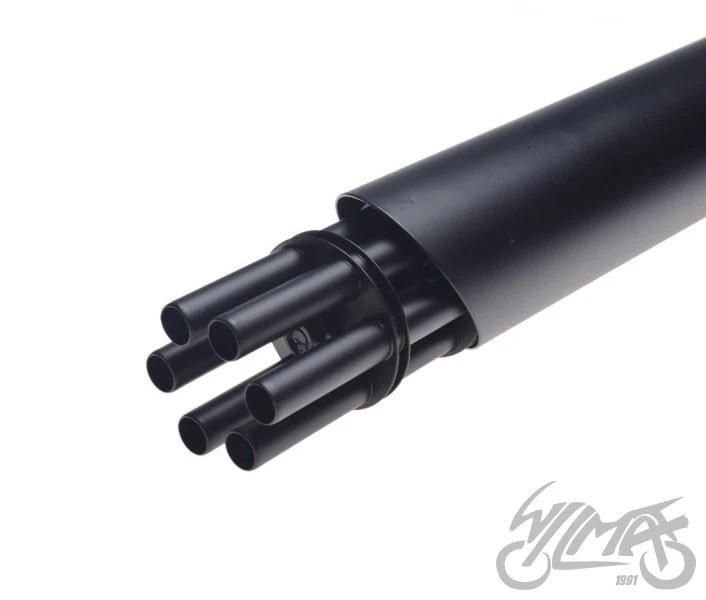Tłumik uniwersalny minigun czarny — ujęcie 3