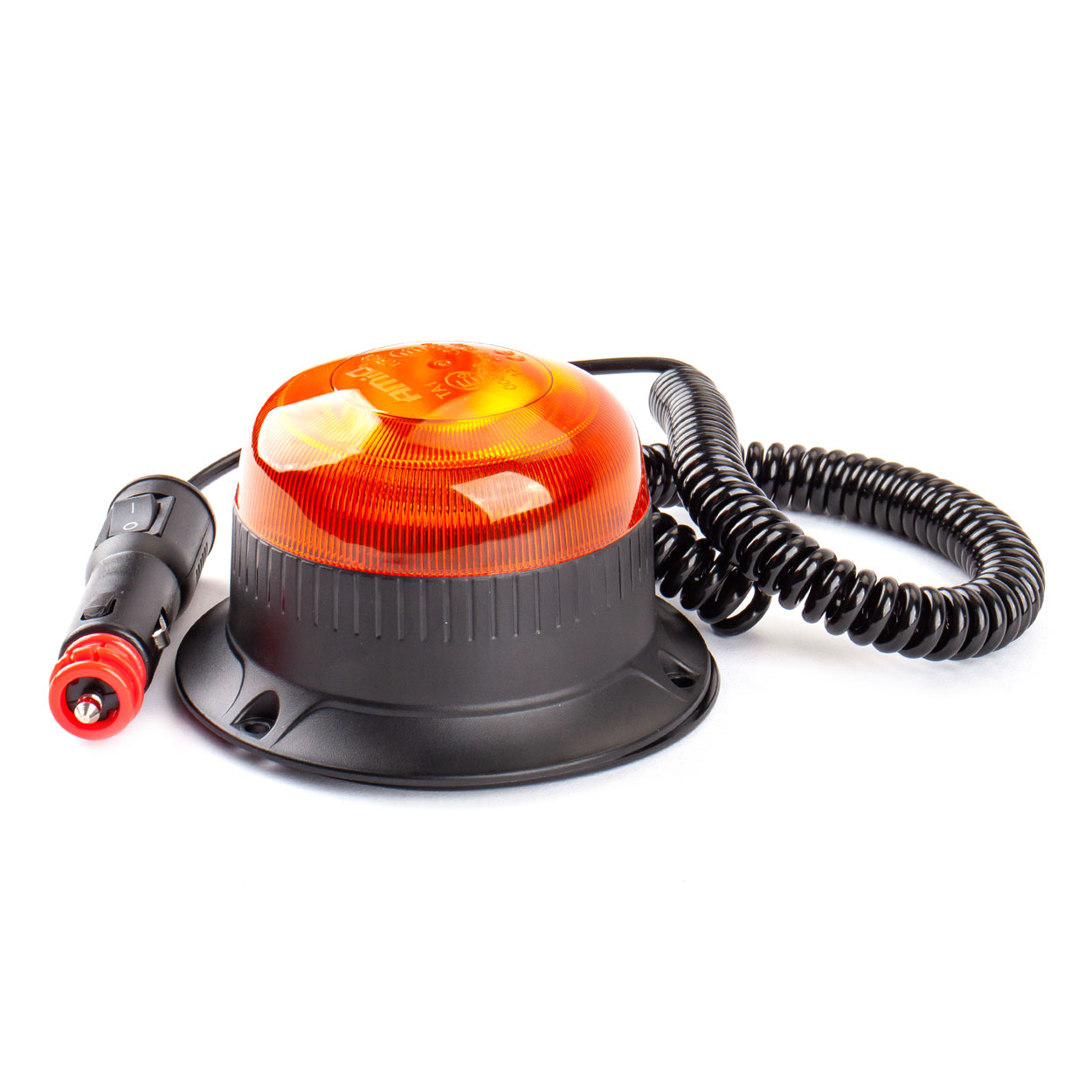 Lampa ostrzegawcza błyskowa mini kogut 18 LED magnes R65 R10 12 V 24 V W21ml — ujęcie 5