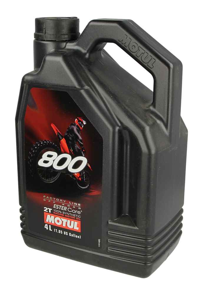 Olej MOTUL 800 factory line off road 2T 4 l — ujęcie 5