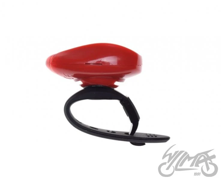 Lampka rowerowa tylna LED i na kask rowerowy — ujęcie 3