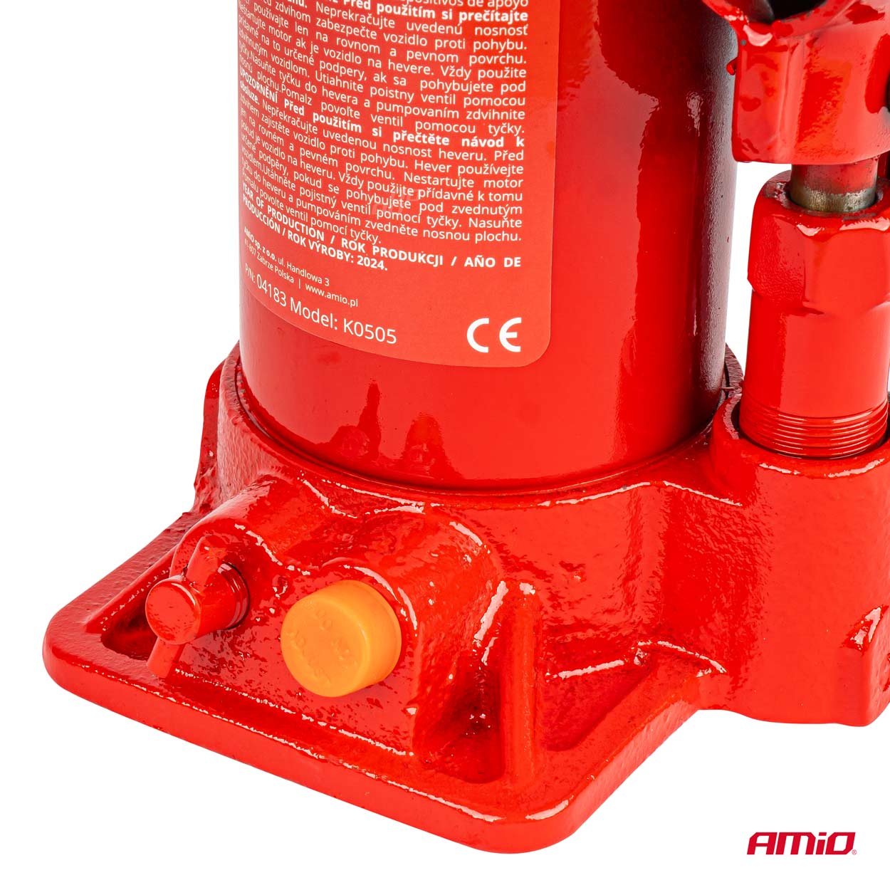 Podnośnik hydrauliczny słupkowy 5T 5000 kg PVC box — ujęcie 4