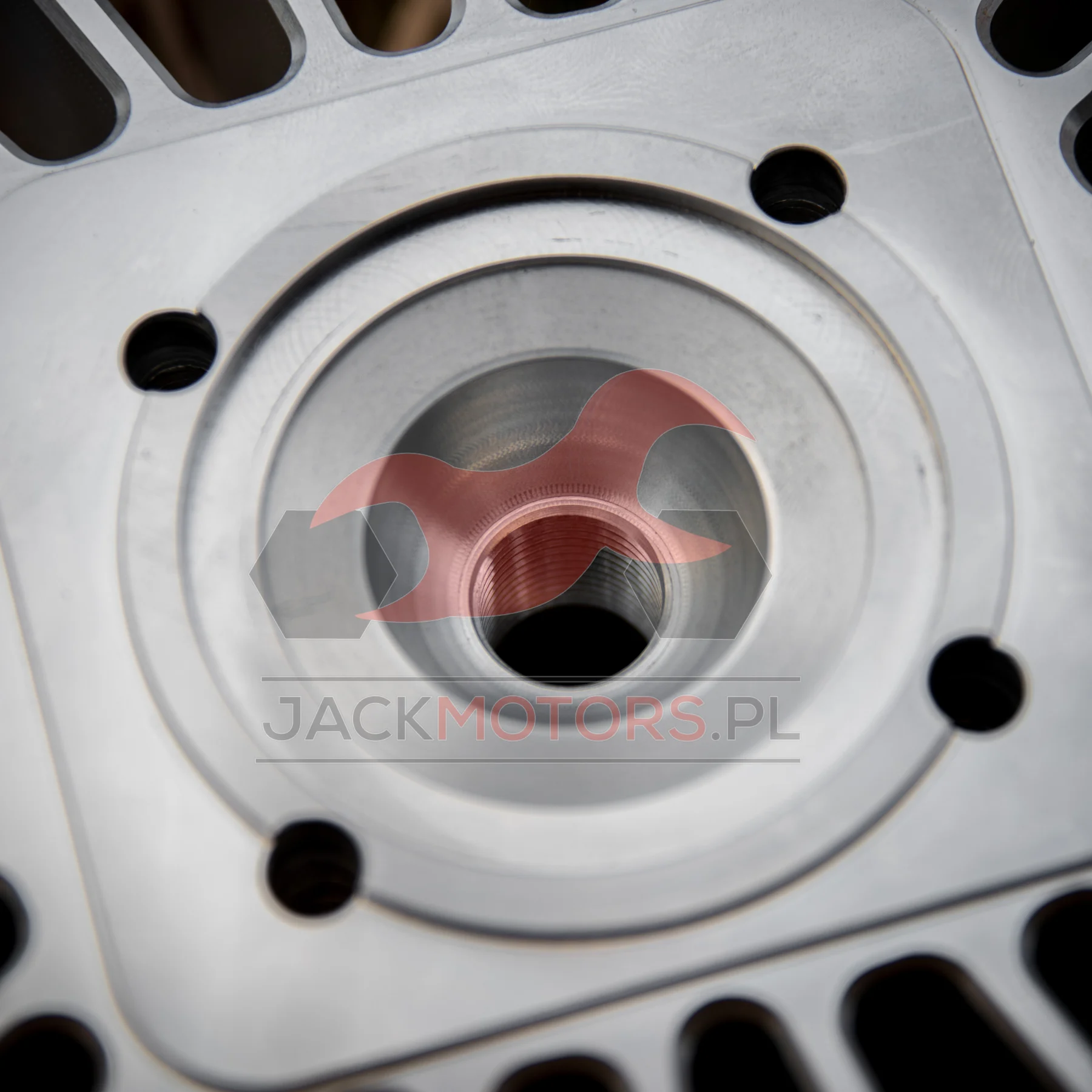 Głowica cylindra Jawa 50 40 mm tuning aluminium CNC słoneczko DPR Performance — ujęcie 4