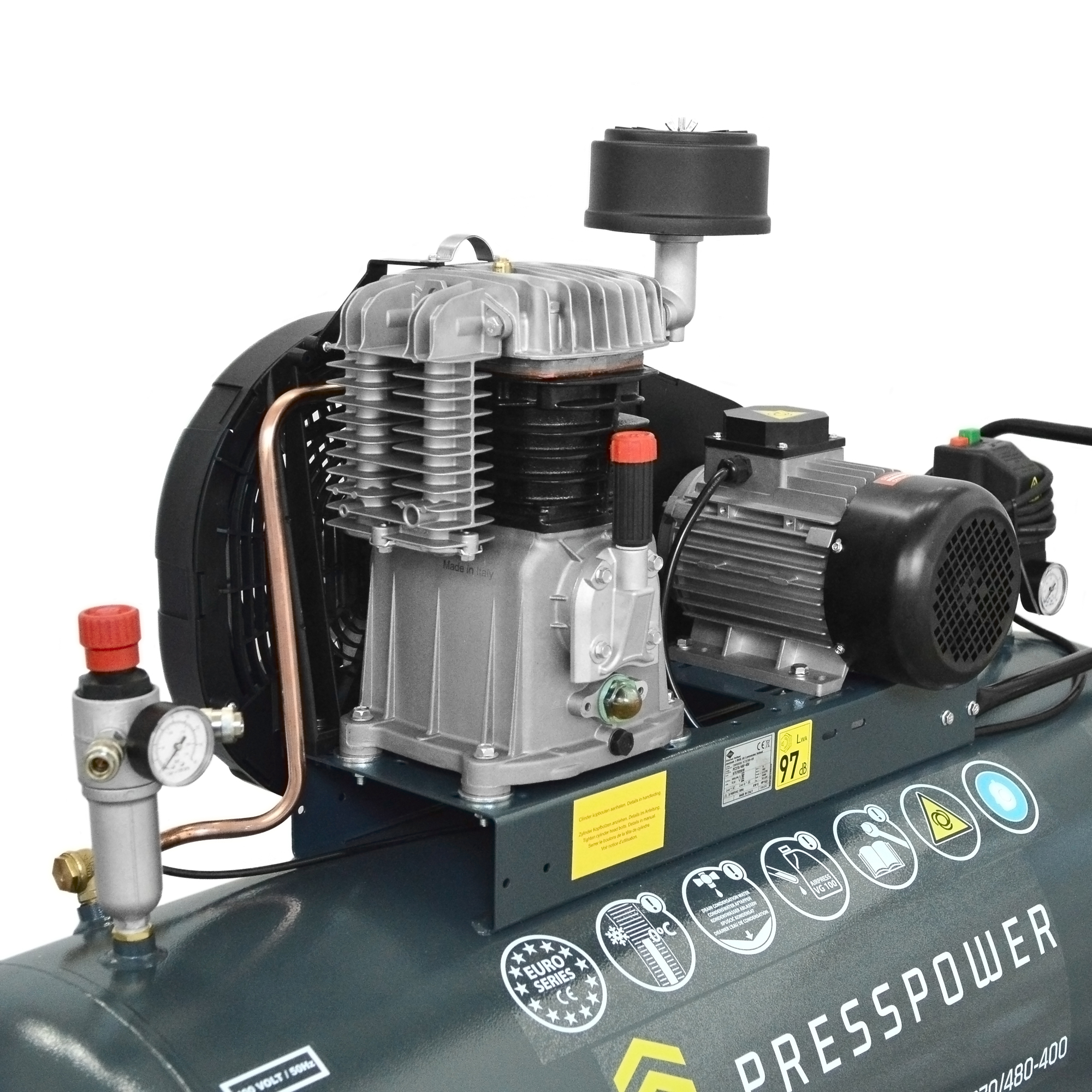 Kompresor tłokowy PRESSPOWER 270 l/480 PC270/480-400 — ujęcie 3