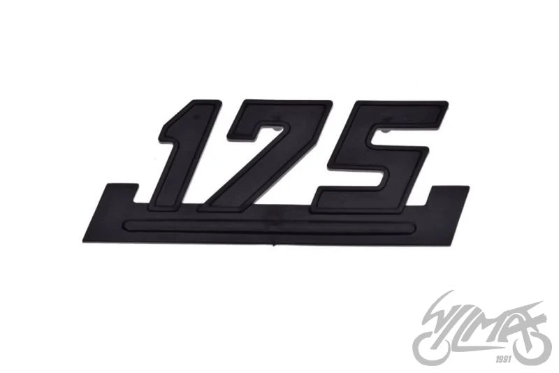 Znaczek boczka do WSK 175, czarny, 103 × 43 mm — WS55291 — ujęcie 3