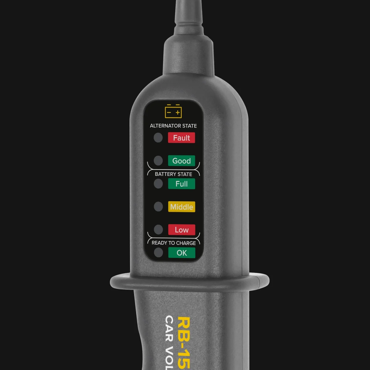 Wskaźnik napięcia / Test alternatora i akumulatora 12 V — ujęcie 4