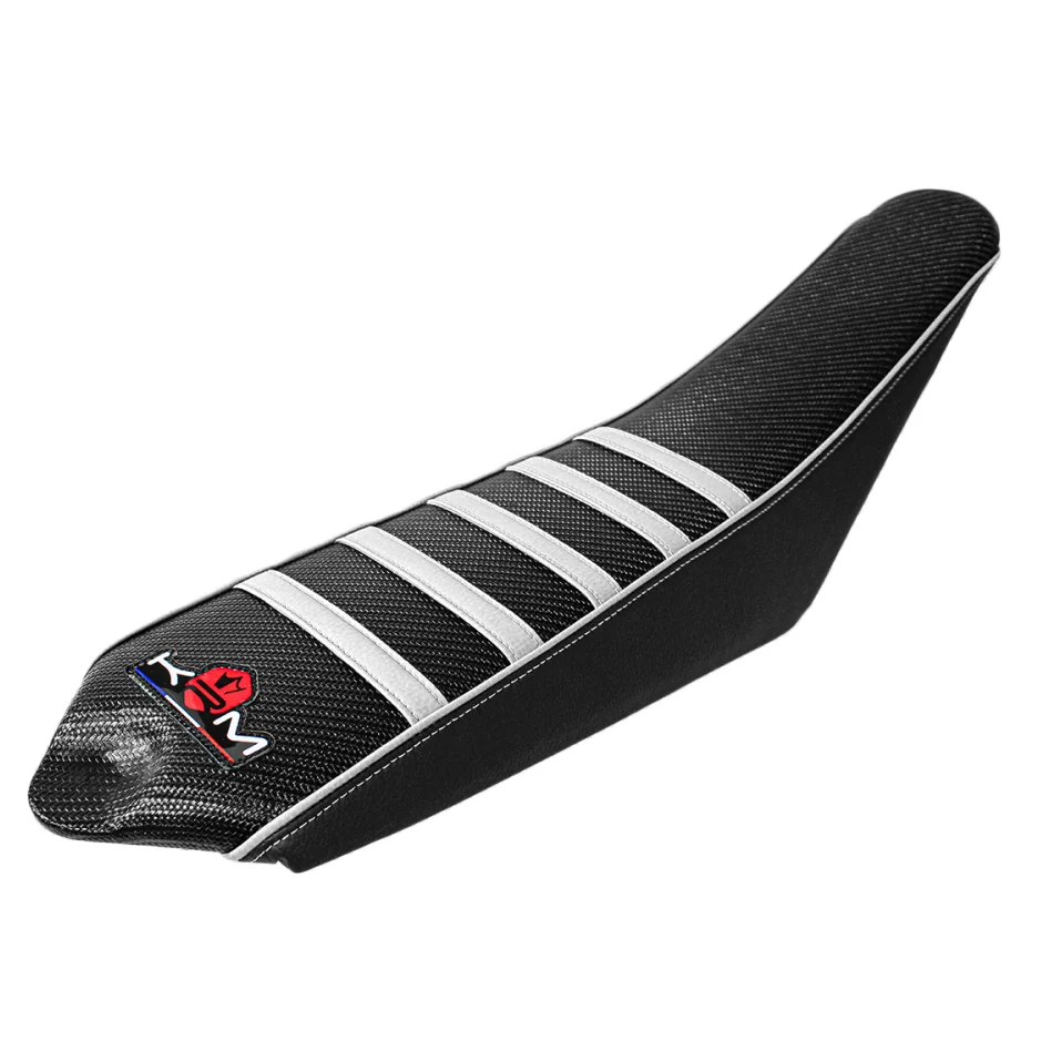 Pokrowiec siedzenia KRM Pro Ride czarno biały sherco od 2013 r. — ujęcie 1