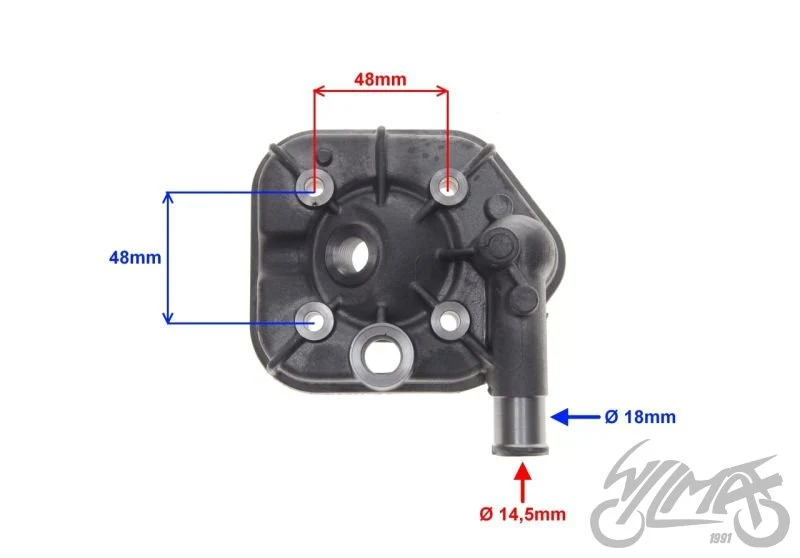 Głowica cylindra do Peugeot Speedfight 40,00 WM — ujęcie 2