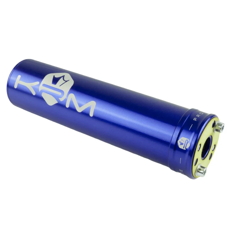 Końcówka wydechu KRM Pro Ride aluminium ciemno niebieska 70-90 cm³ — ujęcie 2