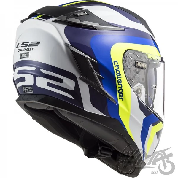 Kask LS2 FF327 Challenger Galactic White Blue — rozmiar XS — ujęcie 2