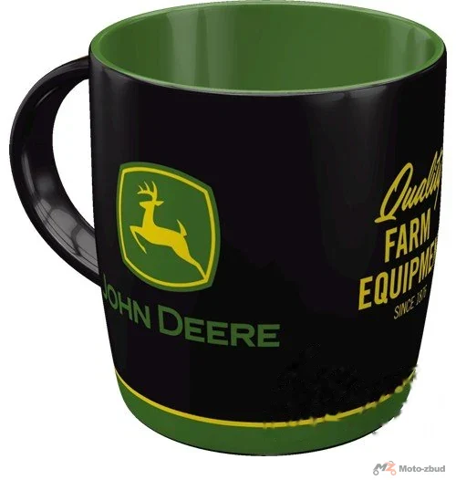 Kubek John Deere logo black 43081
