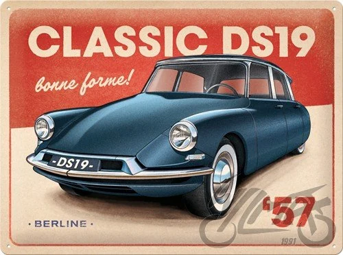 Tablica plakat 30 × 40 citroen DS19 classic 23332 — ujęcie 1