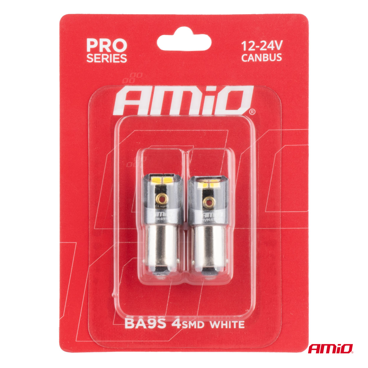 Żarówki LED CANBUS PRO T4W BA9S 4x2016 SMD białe 12 V 24 V — ujęcie 4